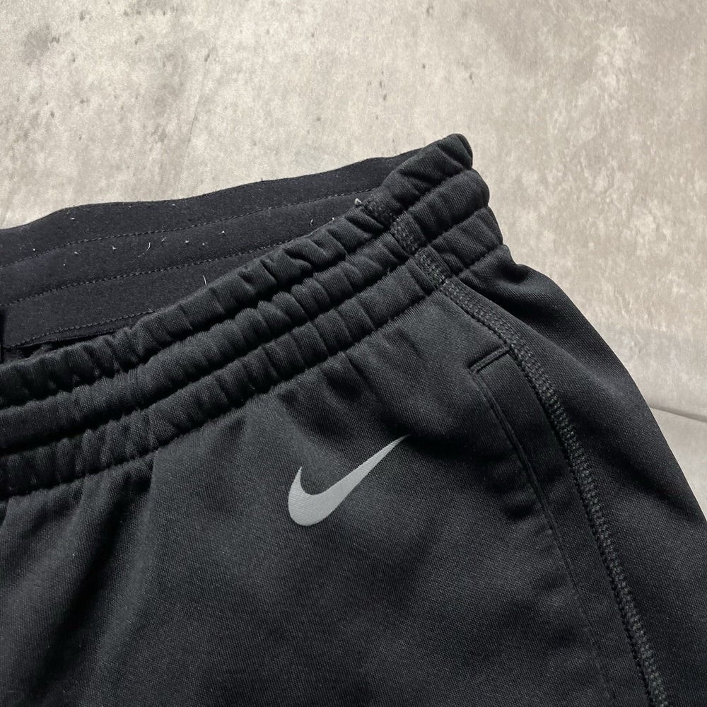 Nike Dri Fit Mens Jogger Pants Black Athletic Training Soccer Running L - Picture 6 of 10